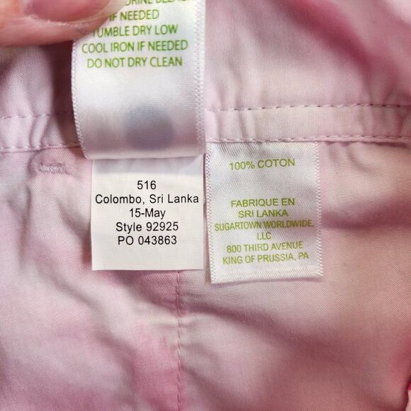 Lilly Pulitzer Shorts Womens 2 Pink Zebra Chevron Striped Walsh Resort Cruise - Picture 13 of 15